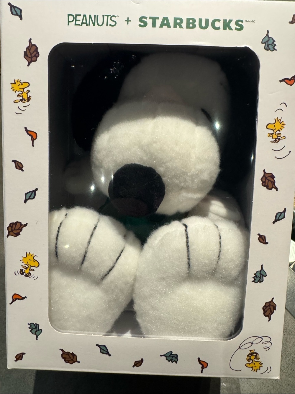 Starbucks Peanuts Snoopy Plush - White & Black